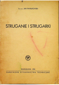 Struganie i strugarki 1950 r.