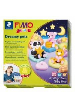 Zestaw Fimo Kids Form&Play 4 x 42g Senne zwierzaki
