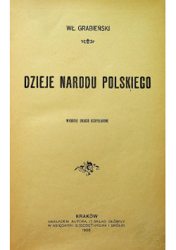 Dzieje narodu polskiego 1906 r