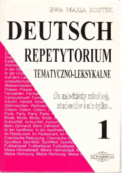 Deutsch  Repetytorium Tematyczno - Leksykalne