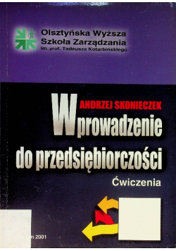 Wprowadzenie do przedsiębiorczości Ćwiczenia