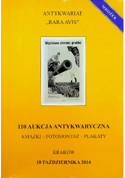 Antykwariat Rara Avis 110 aukcja antykwaryczna