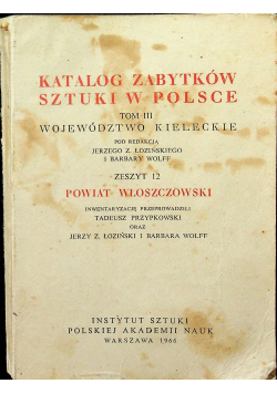 Katalog zabytków sztuki w Polsce Tom III