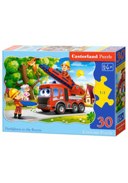 Puzzle 30 el.  B-03792-1 Firefighters to the Rescue