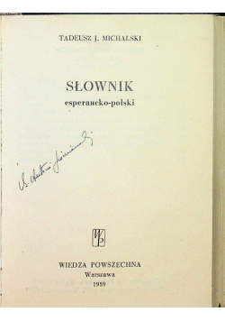 Słownik esperancko-polski