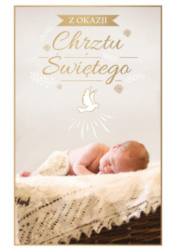 Kartka okolicznościowa Chrzest CHM04