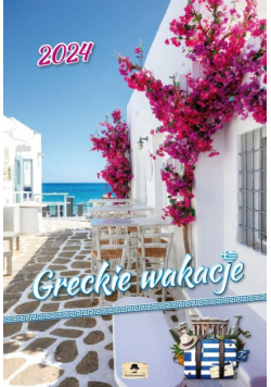 Kalendarz 2024 A3 ścienny Greckie wakacje