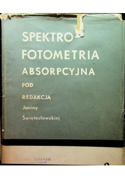 Spektrofotometria absorbcyjna