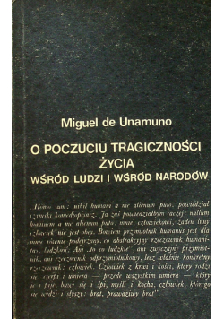 O poczuciu tragiczności życia Wśród ludzi i wśród narodów