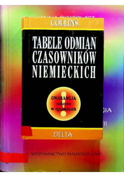 Tabele odmian czasowników niemieckich