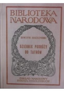Dziennik podróży do Tatrów