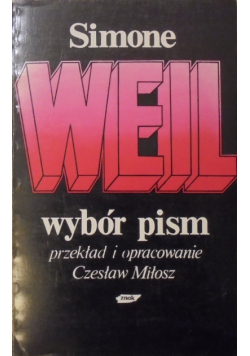Simone Weil  wybór pism