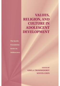 Values, Religion, and Culture in Adolescent             Development
