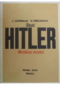 Adolf Hitler Studium zbrodni