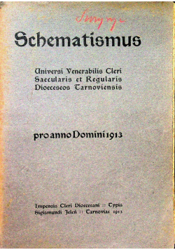 Schematismus 1913r