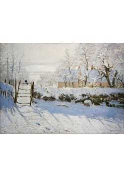 Puzzle 4000 Zima, Claude Monet