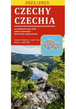 Mapa drogowa Czechy 1:440 000 lam w.2022