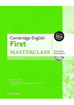 Cambridge English First Masterclass WB... OXFORD