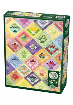 Puzzle 1000 Kołdra w kształcie koszy owoców