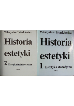 Historia estetyki 2 tomy