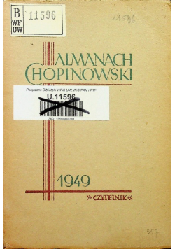 Almanach Chopinowski 1949 r