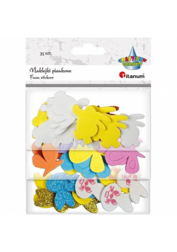 Naklejki piankowe mix 50szt