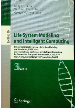 Life System Modeling and Intelligent Computing International Conference on Life System Modeling and Simulation