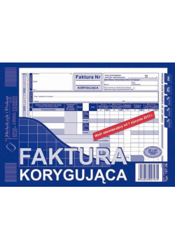 Faktura korygująca 107-3E