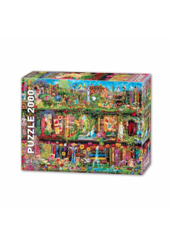 Puzzle 2000 Półki pełne kwiatów