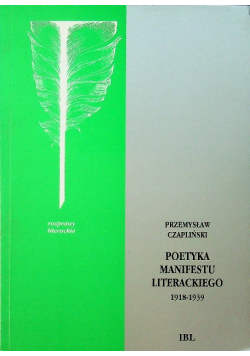 Poetyka Manifestu Literackiego 1918 1939