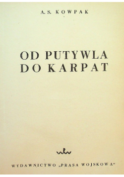 Od Putywla do Karpat 1949 r.