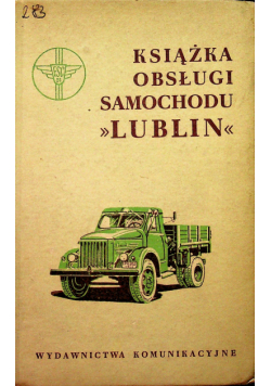 Książka obsługi samochodu LUBLIN