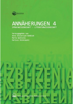 Annäherungen 4: SPRACHWISSENSCHAFT – LITERATURWISSENSCHAFT