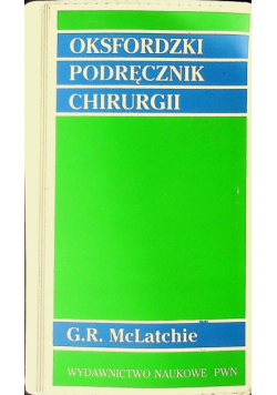 Oksfordzki podręcznik chirurgii
