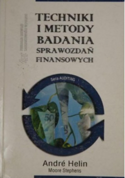 Techniki i metody badania sprawozdań finansowych