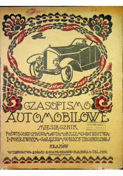 Czasopismo automobilowe 1920 r.