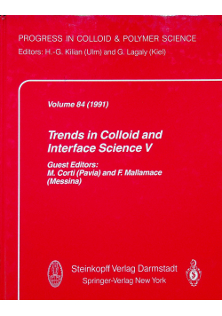 Trends in colloid and Interface Science V volume 84