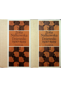 Nałkowska Dzienniki 1930 - 1939  tom 1 i 2
