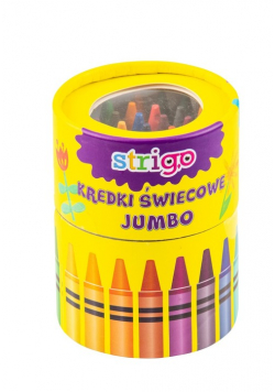 Kredki świecowe Jumbo STRIGO 36 kolorów