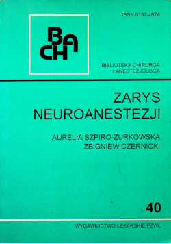 Zarys neuroanestezji