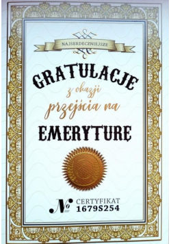 Karnet Emerytura 2K - 065