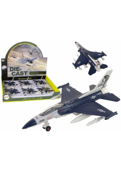 Samolot z napędem światło / dźwięk 1:72 granatowy
