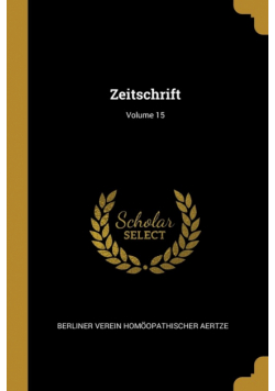 Zeitschrift; Volume 15
