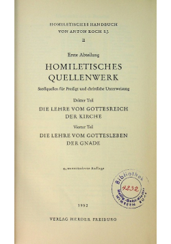 Homiletisches Handbuch