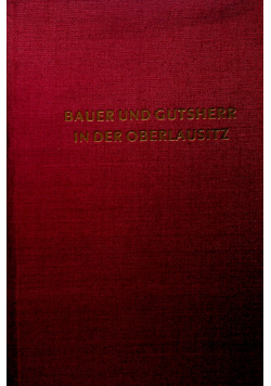 Bauer und gutscherr in der Oberlautsitz
