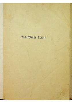 Ikarowe loty 1911r