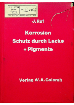 Korrosion Schutz durch Lacke Pigmente