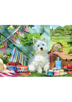 Puzzle 500 Piknik dla pas Scottie (XXL)