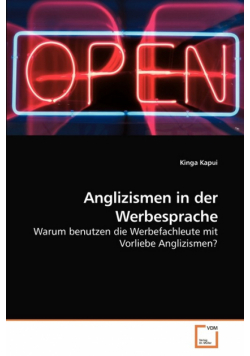 Anglizismen in der Werbesprache