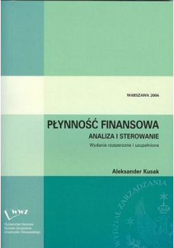 Płynność Finansowa Analiza i sterowanie